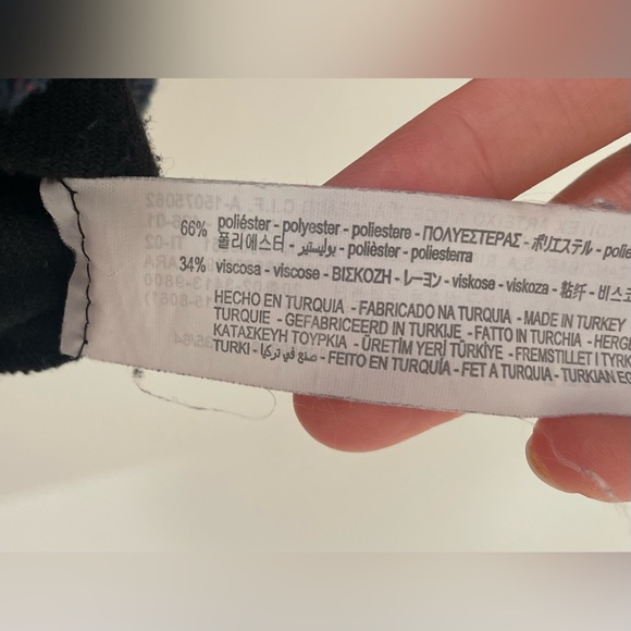 Zara Girls Plaid Fringe Snap Button Shirt/Shacket - Picture 3 of 5